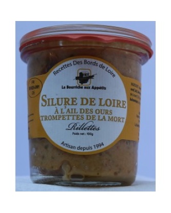 Silure de Loire ail des ours et trompettes de la mort - 100g