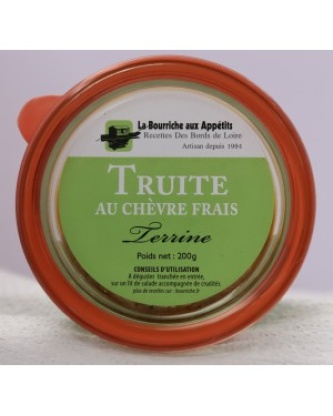 Truite au chèvre frais