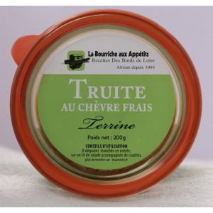 Truite au chèvre frais