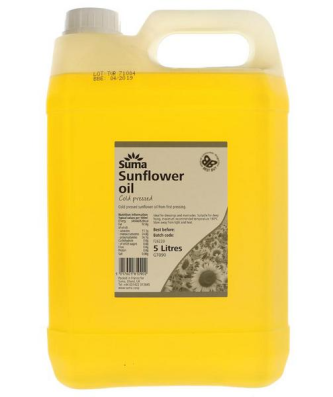 Suma Huile de Tournesol Pressée à Froid 5l
