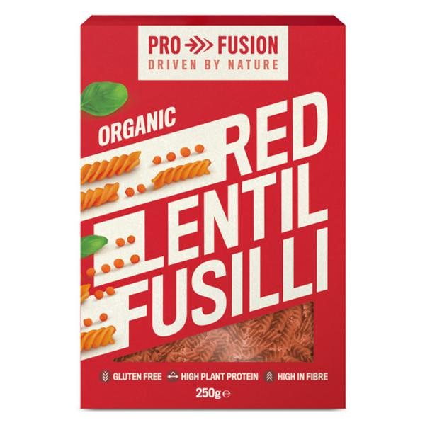 Profusion Pâtes Fusilli Lentilles Rouges Bio Sans Gluten, 250g