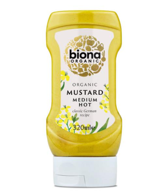 Biona Moutarde Moyenne Piquante Bio 320ml