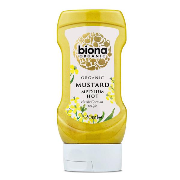 Biona Moutarde Moyenne Piquante Bio 320ml
