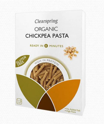 Clearspring Pâtes de pois chiches biologiques sans gluten, 250