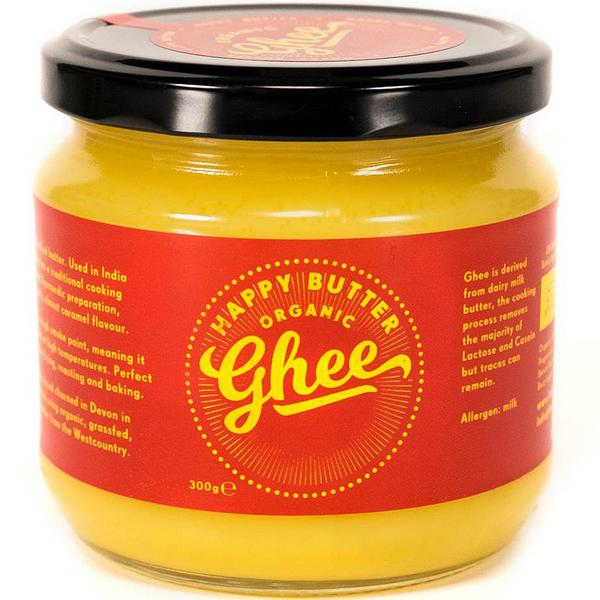 Happy Butter Organic Grass Fed Ghee 300g