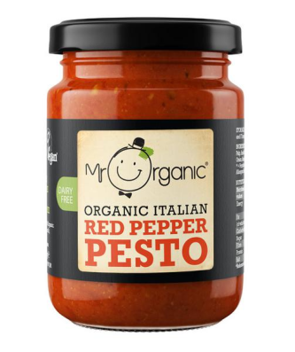 Mr Organic Pesto Poivron Rouge Bio 130g