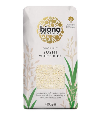 Biona Riz à Sushi Blanc Bio 400g