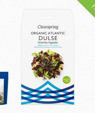Clearspring Organic Atlantic Dulse Seaweed Vegan, 25g