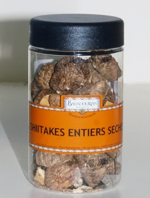 Champignons Shii Takés Entiers Séchés