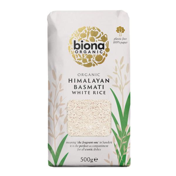 Biona Organic Himalayan White Basmati Rice 500g