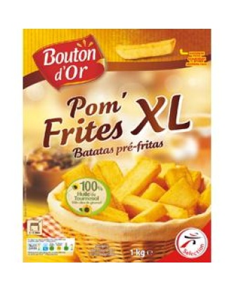 bouton dor pom frites