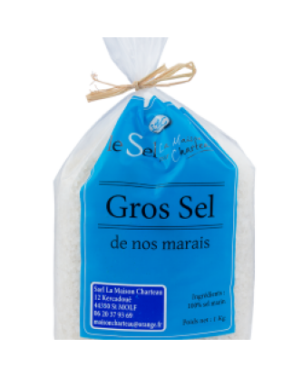 GROS SEL GUÉRANDE MAISON CHARTEAU, 1KG
