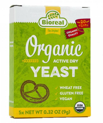 Bioreal Levure Sèche Active Bio Sans Gluten, Vegan, 59g