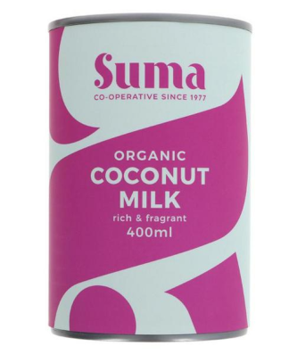 Suma Organic Coconut Milk Vegan, 400ml