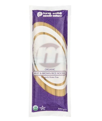 King Soba Organic Millet & Brown Rice Noodles 250g