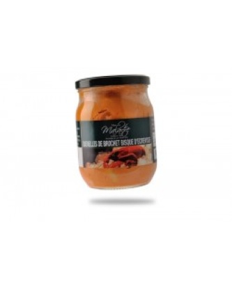 QUENELLES DE BROCHET À LA BISQUE D' ÉCREVISSE POT 490GR