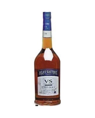 JULES GAUTRET ; Cognac *** 40% V J GAUTRET - la bouteille de 1 litre