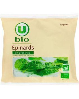 Epinards en branches U BIO, 600g
