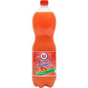 Orangeade pulpée sanguine U pet 1,5 litre