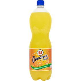 Orangeade pulpée U pet 1,5 litre