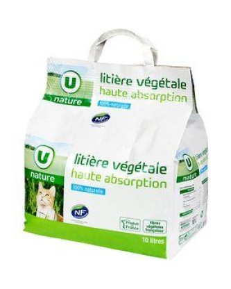 Litière végétale haute absorption U NATURE 10L