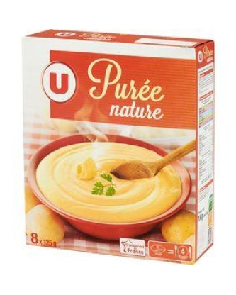 Purée nature U paquet 1kg