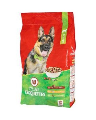 Multicroquettes chien adulte boeuf/céréales/légumes U 4kg