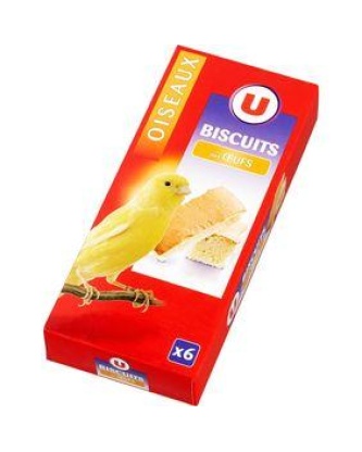 Biscuits aux oeufs pour oiseaux U 65g