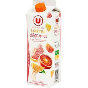 Cocktail d'agrumes orange, orange sanguine, pamplemousse rose U,1l