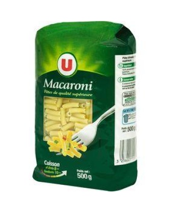 Macaroni qualité supérieure U cello 500g
