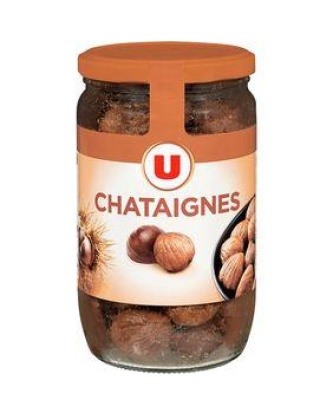 Chataignes au naturel U bocal 720ml 420g