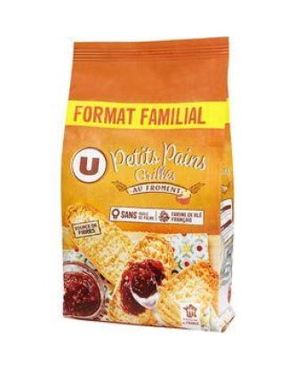 Petits pains grillés au froment U paquet 400g