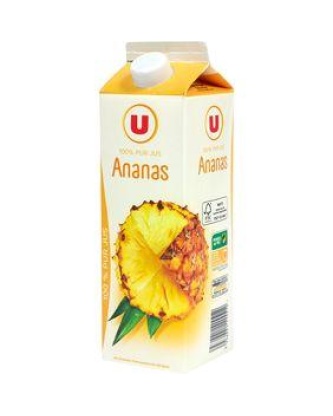 Pur jus réfrigéré d'ananas U, 1l