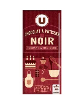 Chocolat à patisser U tablette 200g