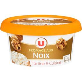 Fromage pasteurisé à tartiner aux noix 25% Mat.gr. U 150g