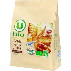Petits pains grillés au froment U BIO 225g