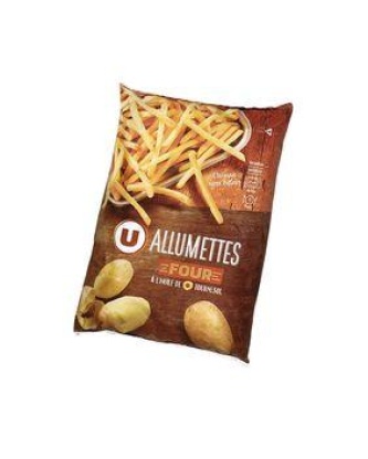 Pommes allumettes au four U, 1kg