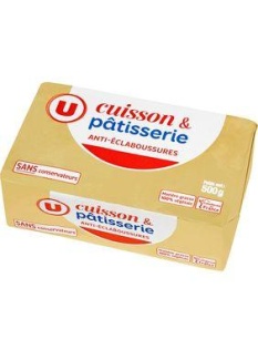 Matières grasses cuisson et patisserie U, 70%MG, 500g