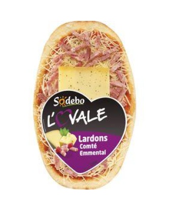 Pizza'O lardons et comté SODEBO, 200g