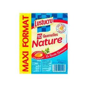 Quenelles nature LUSTUCRU sélection, 10 pièces, 400g