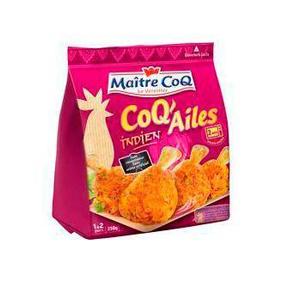 Coq'Ailes à l'Indienne, MAÎTRE COQ, Sachet, 250g