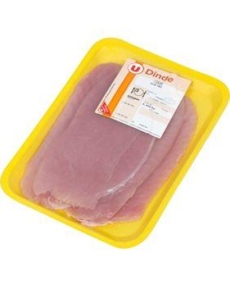 Escalope de dinde, U, France, 3 pièces 365 g