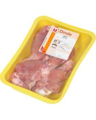 Blanquette de dinde, U, France, 4 pièces 600 g