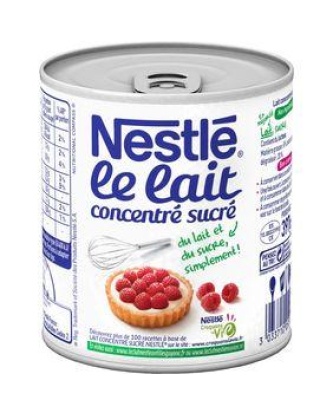 Lait concentré sucré NESTLE, 397g