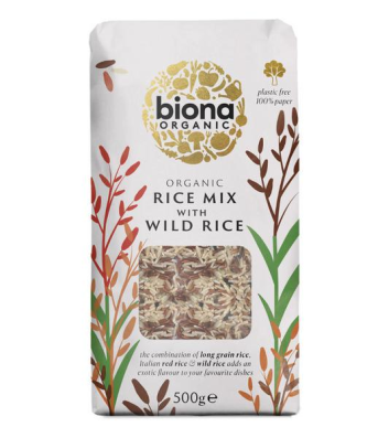 Biona Mélange de Riz Biologique Avec Sauvage 500g
