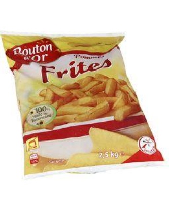 bouton dor les pommes frites