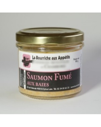 Saumon fumé aux baies - 80g