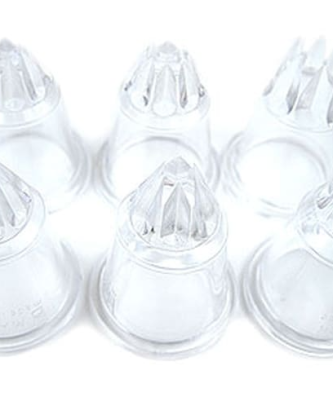 Douille Copolyester cannelée (x 6)