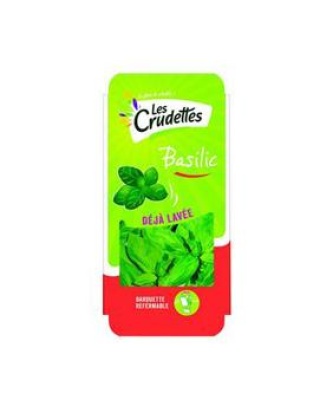 Basilic, LES CRUDETTES, barquette 11g