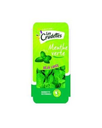 Menthe verte, LES CRUDETTES, barquette 11g
